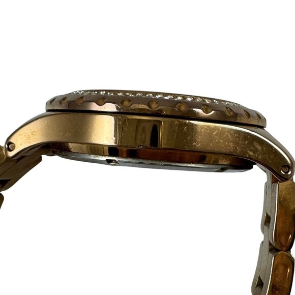 Michael Kors Runway Grey Mother of Pearl Rose Gold Plated Ladies Watch MK5453 - Picture 4 of 8